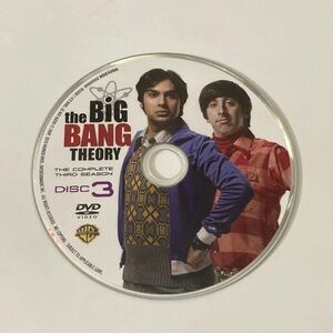 The Big Bang Theory Season 3 Disc 3 Replacement DVD